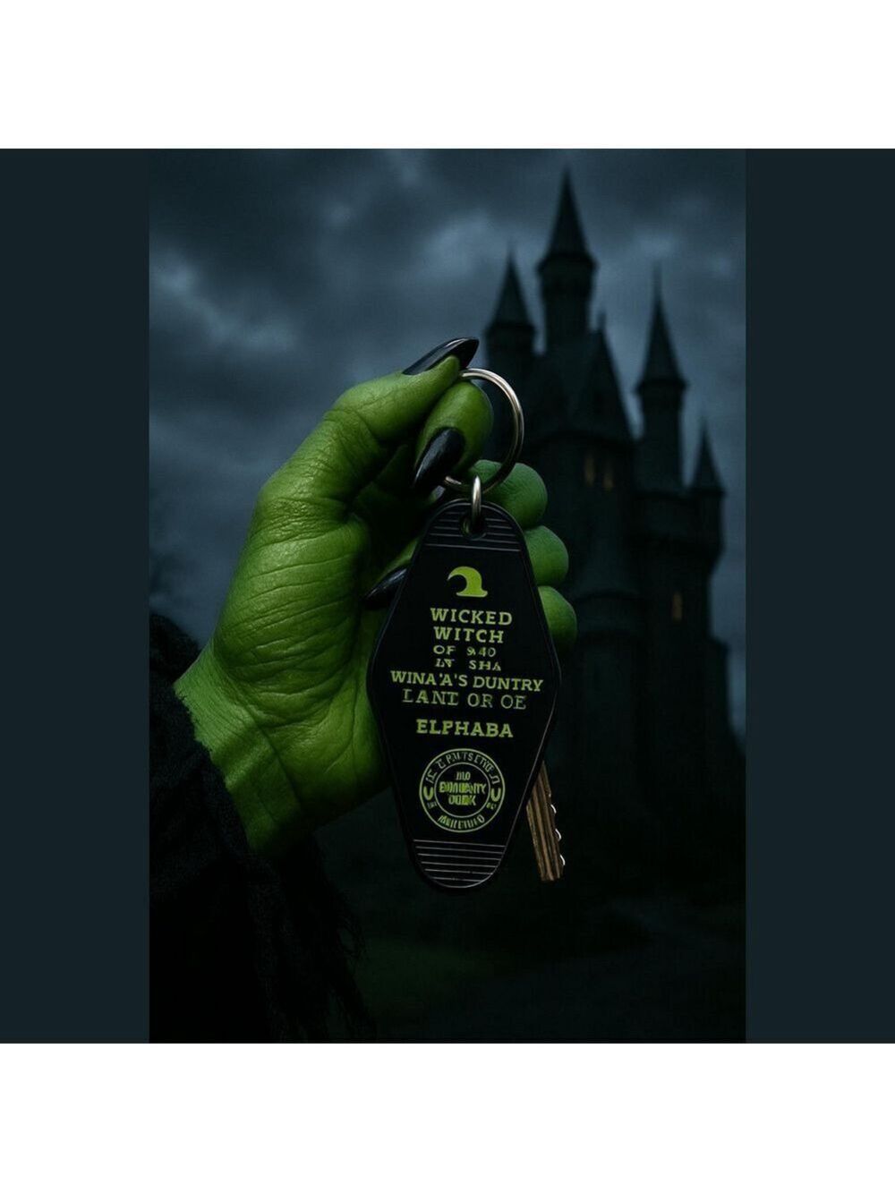 FINAL PIECES!! ($8) Wicked Elphaba Keychain